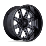 Fuel DARKSTAR - Matte Gunmetal With Black Lip-Wheels-Fuel-Dirty Diesel Customs