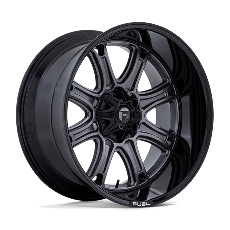 Fuel DARKSTAR - Matte Gunmetal With Black Lip-Wheels-Fuel-Dirty Diesel Customs