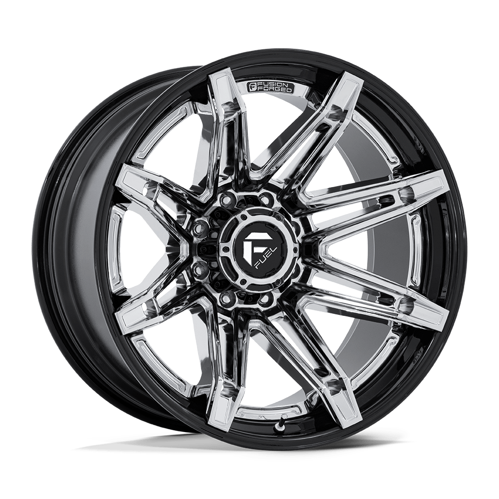 Fuel FC401 BRAWL - Chrome With Gloss Black Lip-Wheels-Fuel-Dirty Diesel Customs