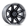 Fuel FC401 BRAWL - Gloss Black With Brushed Gray Tint Face & Lip-Wheels-Fuel-Dirty Diesel Customs
