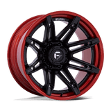 Fuel FC401 BRAWL - Matte Black With Candy Red Lip-Wheels-Fuel-Dirty Diesel Customs