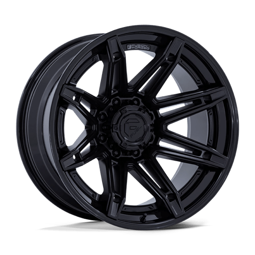 Fuel FC401 BRAWL - Matte Black With Gloss Black Lip-Wheels-Fuel-Dirty Diesel Customs