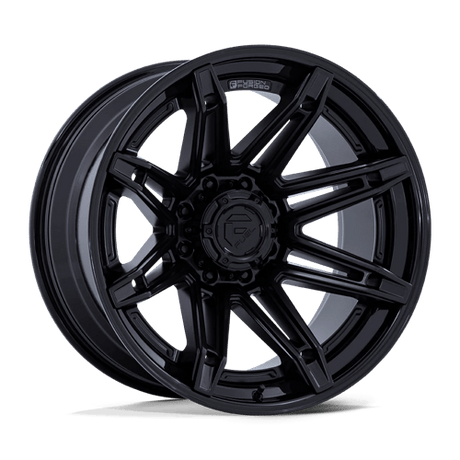 Fuel FC401 BRAWL - Matte Black With Gloss Black Lip-Wheels-Fuel-Dirty Diesel Customs