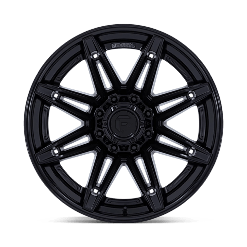 Fuel FC401 BRAWL - Matte Black With Gloss Black Lip-Wheels-Fuel-Dirty Diesel Customs