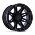 Fuel FC401 BRAWL - Matte Black With Gloss Black Lip-Wheels-Fuel-Dirty Diesel Customs