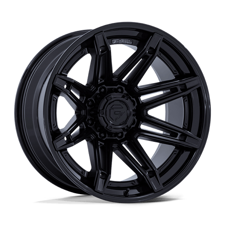 Fuel FC401 BRAWL - Matte Black With Gloss Black Lip-Wheels-Fuel-Dirty Diesel Customs