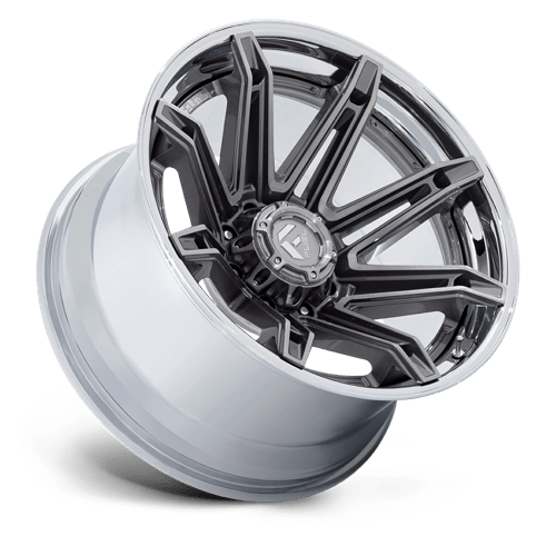 Fuel FC401 BRAWL - Platinum With Chrome Lip-Wheels-Fuel-Dirty Diesel Customs