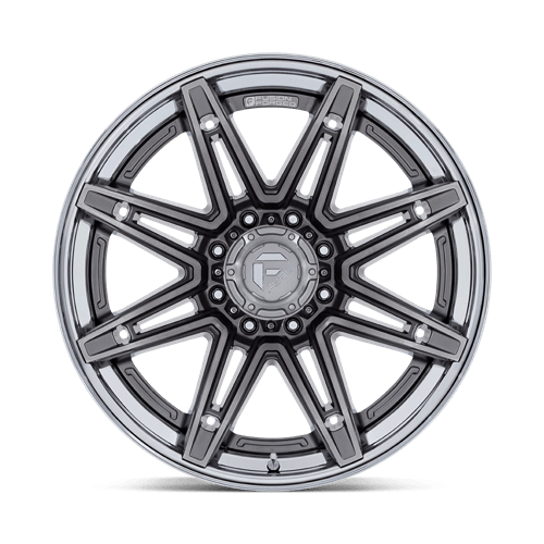 Fuel FC401 BRAWL - Platinum With Chrome Lip-Wheels-Fuel-Dirty Diesel Customs