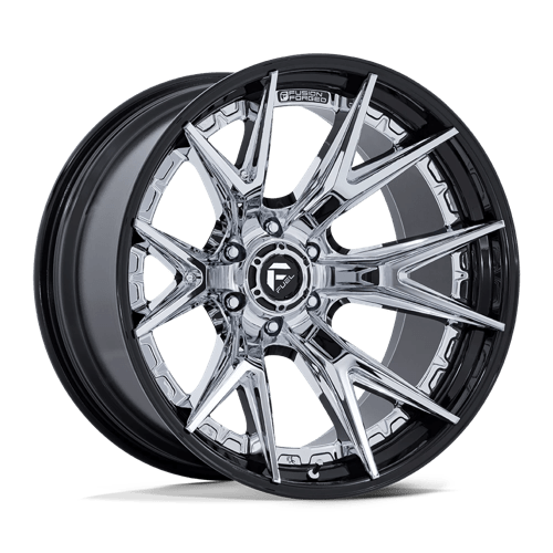 Fuel FC402 CATALYST - Chrome With Gloss Black Lip-Wheels-Fuel-Dirty Diesel Customs