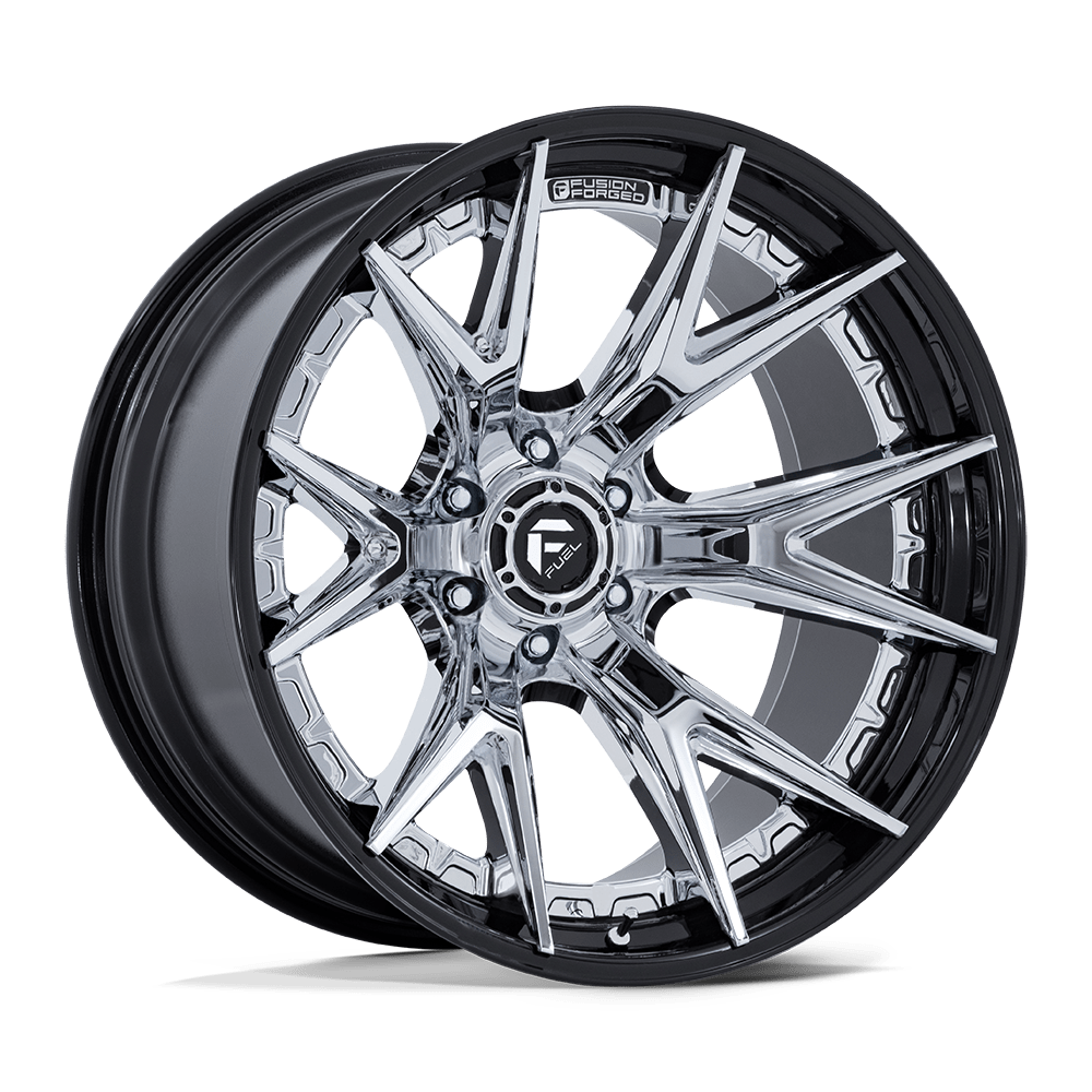 Fuel FC402 CATALYST - Chrome With Gloss Black Lip-Wheels-Fuel-Dirty Diesel Customs