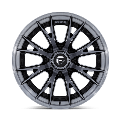 Fuel FC402 CATALYST - Gloss Black With Brushed Gray Tint Face & Lip-Wheels-Fuel-Dirty Diesel Customs