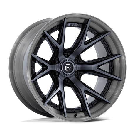 Fuel FC402 CATALYST - Gloss Black With Brushed Gray Tint Face & Lip-Wheels-Fuel-Dirty Diesel Customs