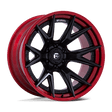 Fuel FC402 CATALYST - Matte Black With Candy Red Lip-Wheels-Fuel-Dirty Diesel Customs
