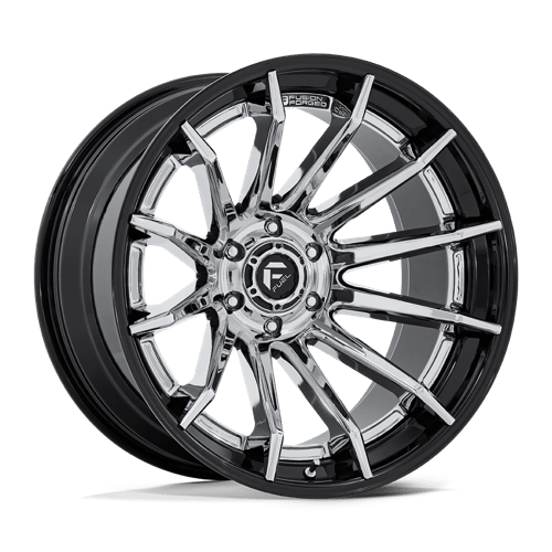 Fuel FC403 BURN - Chrome With Gloss Black Lip-Wheels-Fuel-Dirty Diesel Customs