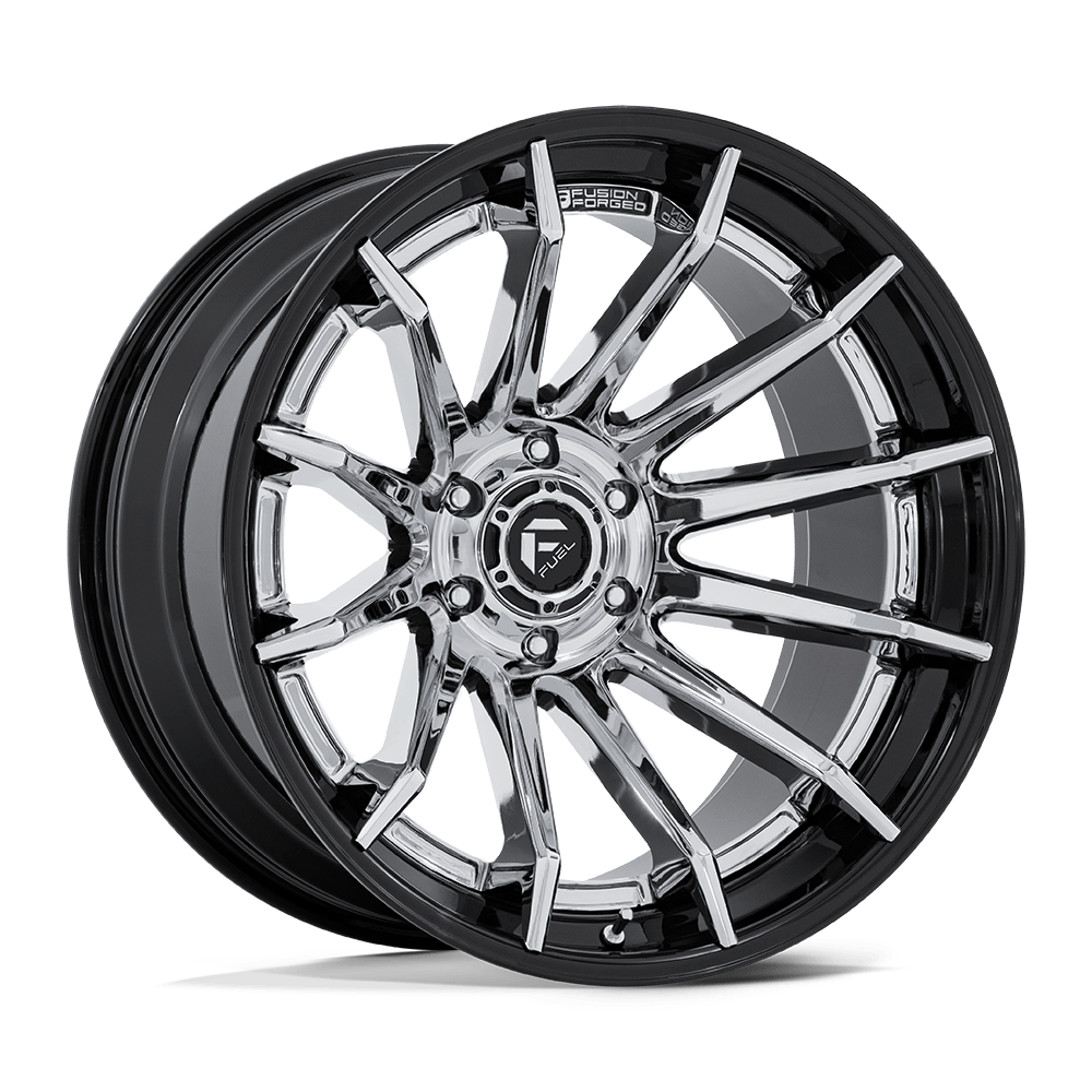 Fuel FC403 BURN - Chrome With Gloss Black Lip-Wheels-Fuel-Dirty Diesel Customs