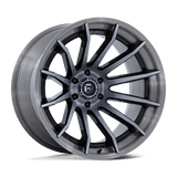 Fuel FC403 BURN - Gloss Black With Brushed Gray Tint Face & Lip-Wheels-Fuel-Dirty Diesel Customs