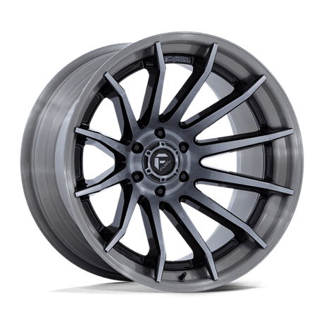 Fuel FC403 BURN - Gloss Black With Brushed Gray Tint Face & Lip-Wheels-Fuel-Dirty Diesel Customs
