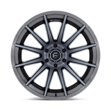 Fuel FC403 BURN - Gloss Black With Brushed Gray Tint Face & Lip-Wheels-Fuel-Dirty Diesel Customs
