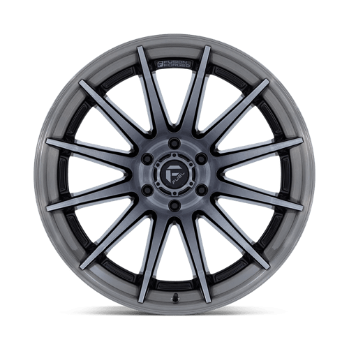 Fuel FC403 BURN - Gloss Black With Brushed Gray Tint Face & Lip-Wheels-Fuel-Dirty Diesel Customs