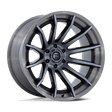 Fuel FC403 BURN - Gloss Black With Brushed Gray Tint Face & Lip-Wheels-Fuel-Dirty Diesel Customs