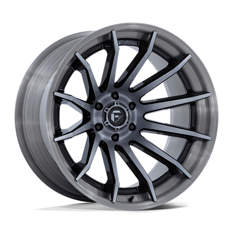 Fuel FC403 BURN - Gloss Black With Brushed Gray Tint Face & Lip-Wheels-Fuel-Dirty Diesel Customs