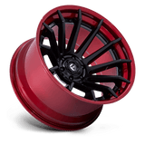 Fuel FC403 BURN - Matte Black With Candy Red Lip-Wheels-Fuel-Dirty Diesel Customs