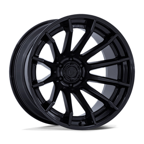 Fuel FC403 BURN - Matte Black With Gloss Black Lip-Wheels-Fuel-Dirty Diesel Customs
