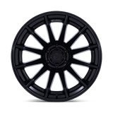 Fuel FC403 BURN - Matte Black With Gloss Black Lip-Wheels-Fuel-Dirty Diesel Customs