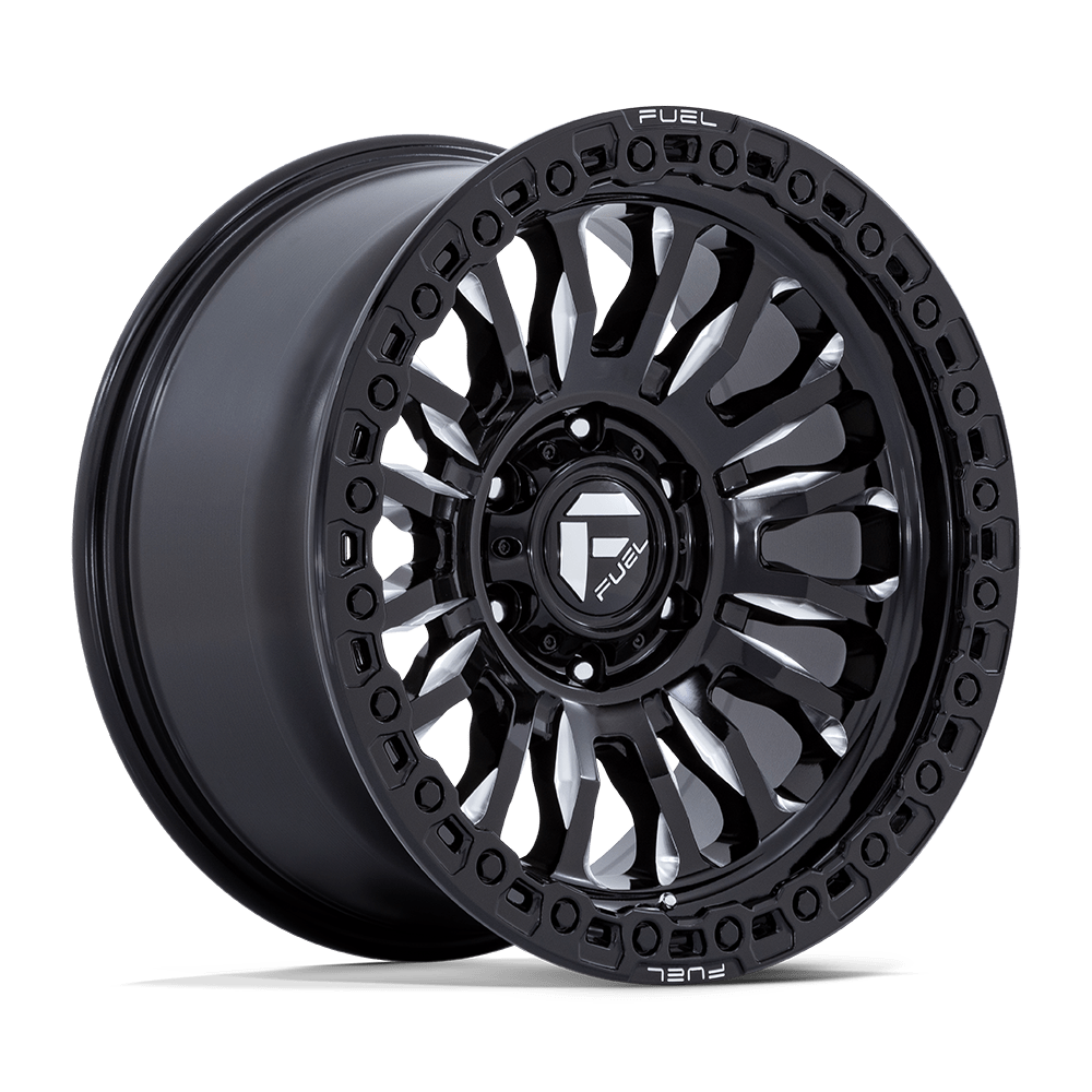 Fuel FC857 RINCON - Gloss Black Milled-Wheels-Fuel-Dirty Diesel Customs