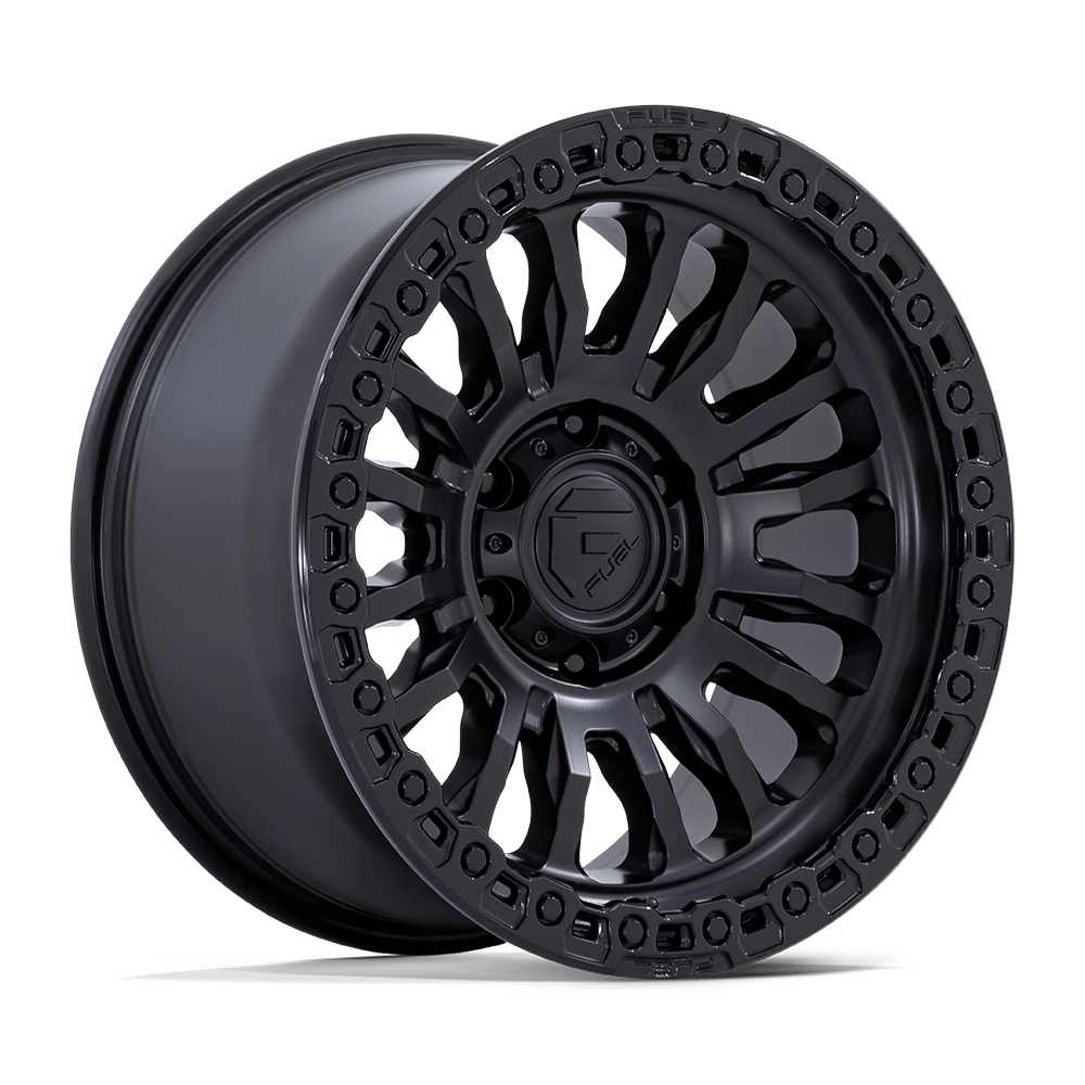 Fuel FC857 RINCON - Matte Black With Gloss Black Lip-Wheels-Fuel-Dirty Diesel Customs