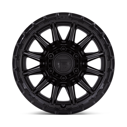 Fuel FC866 PISTON - Blackout W/ Gloss Black Lip-Wheels-Fuel-Dirty Diesel Customs