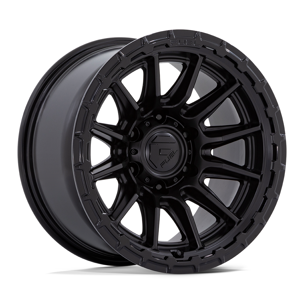 Fuel FC866 PISTON - Blackout W/ Gloss Black Lip-Wheels-Fuel-Dirty Diesel Customs