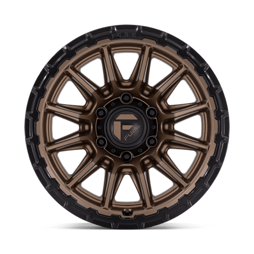 Fuel FC866 PISTON - Matte Bronze W/ Gloss Black Lip-Wheels-Fuel-Dirty Diesel Customs