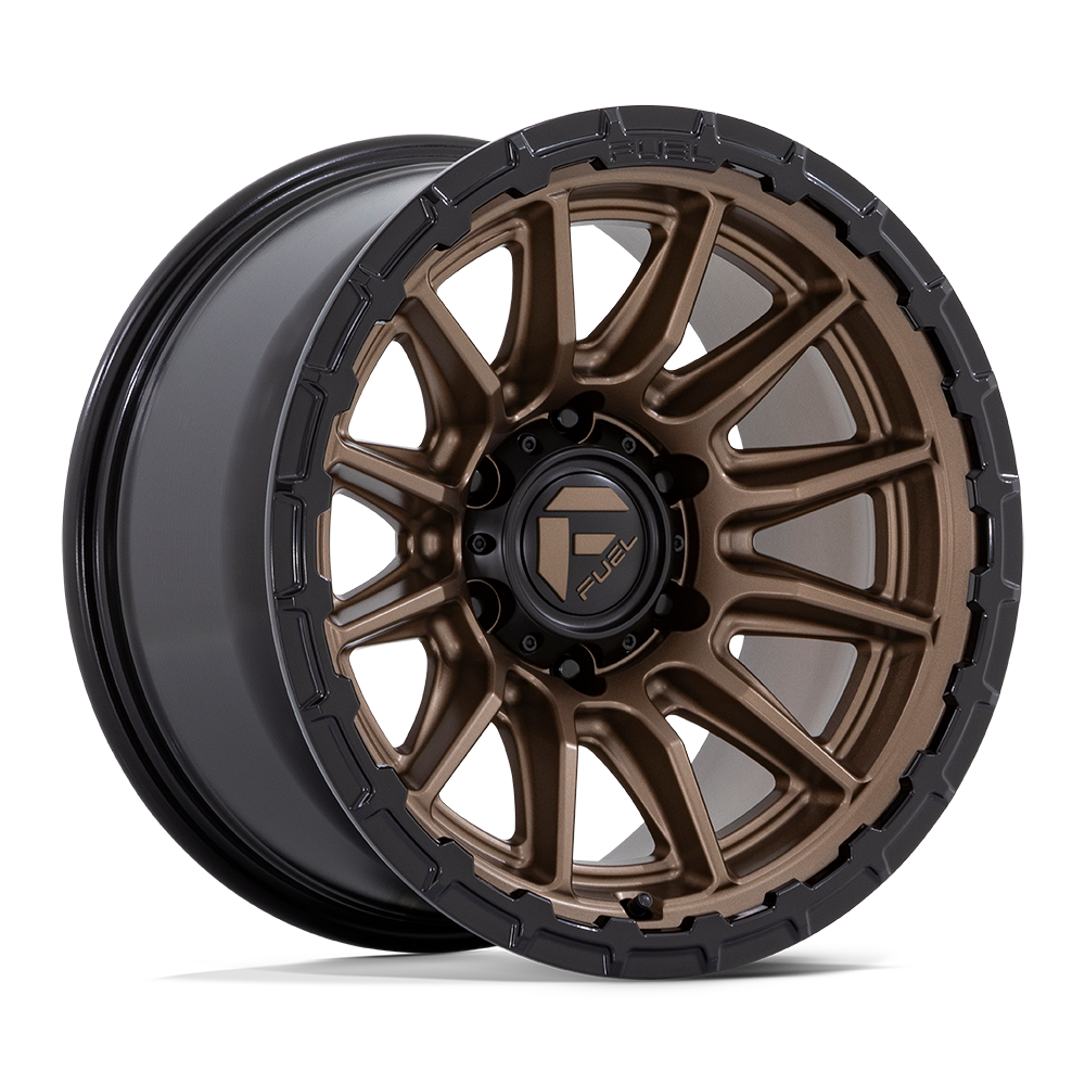 Fuel FC866 PISTON - Matte Bronze W/ Gloss Black Lip-Wheels-Fuel-Dirty Diesel Customs