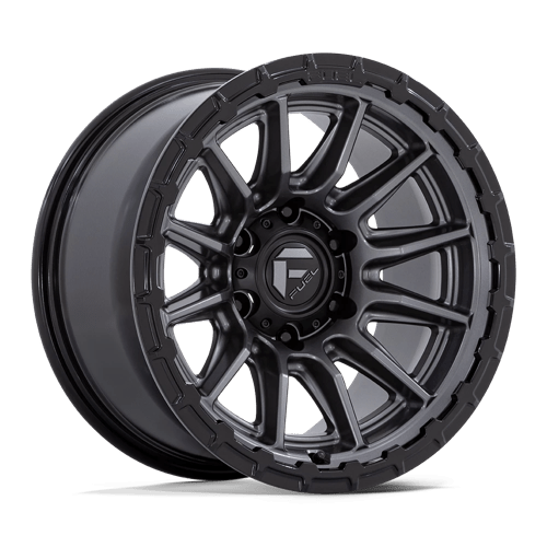 Fuel FC866 PISTON - Matte Gunmetal W/ Gloss Black Lip-Wheels-Fuel-Dirty Diesel Customs