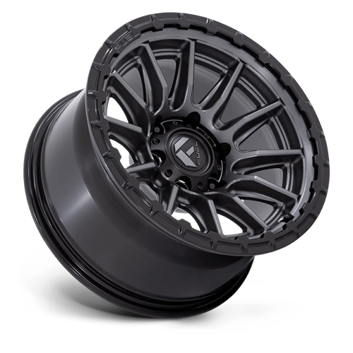 Fuel FC866 PISTON - Matte Gunmetal W/ Gloss Black Lip-Wheels-Fuel-Dirty Diesel Customs