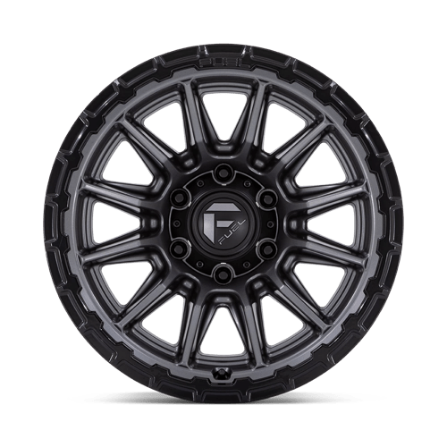 Fuel FC866 PISTON - Matte Gunmetal W/ Gloss Black Lip-Wheels-Fuel-Dirty Diesel Customs