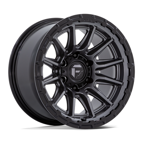 Fuel FC866 PISTON - Matte Gunmetal W/ Gloss Black Lip-Wheels-Fuel-Dirty Diesel Customs