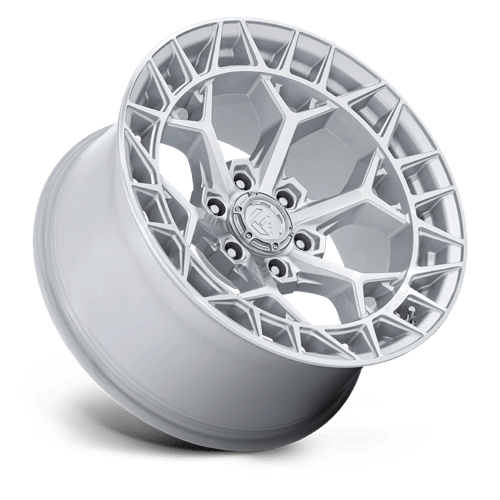 Fuel FC873 CHARGER - Gloss Silver W/ Machined Face-Wheels-Fuel-Dirty Diesel Customs