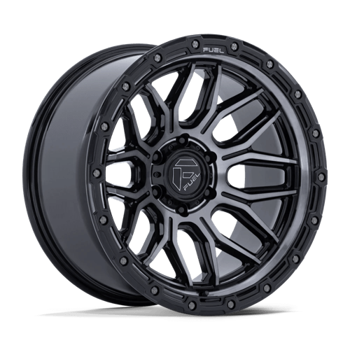 Fuel FC881 SURGE - Gloss Black Machined w/ Gray Tint-Wheels-Fuel-Dirty Diesel Customs