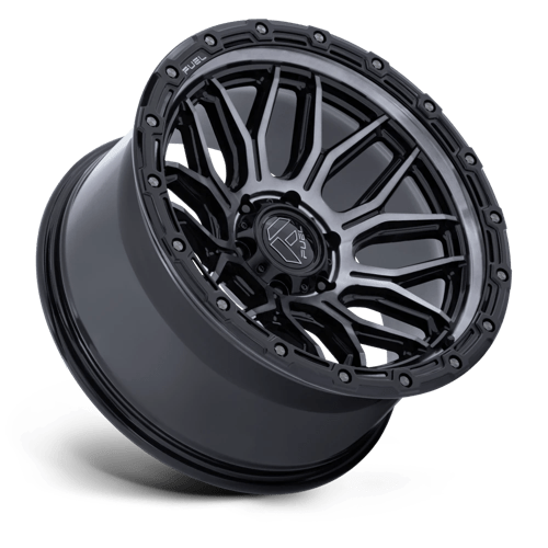 Fuel FC881 SURGE - Gloss Black Machined w/ Gray Tint-Wheels-Fuel-Dirty Diesel Customs