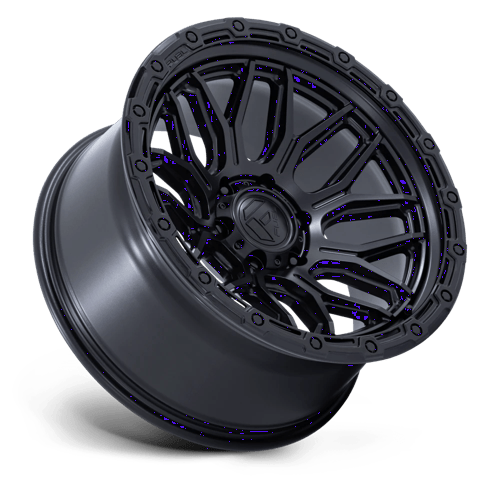 Fuel FC881 SURGE - Matte Black w/ Gloss Black Lip-Wheels-Fuel-Dirty Diesel Customs