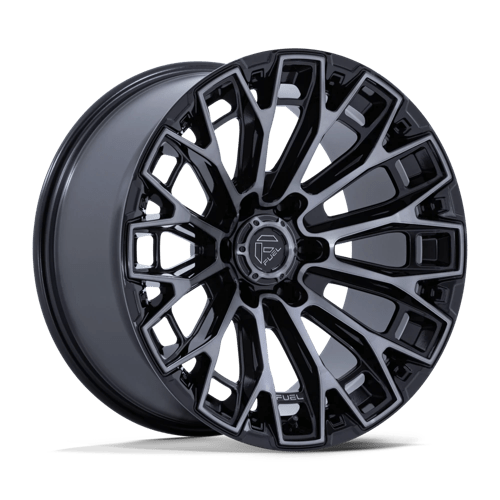 Fuel FC882 TRAX - Gloss Black Machined Face Dark Tinted Clear-Wheels-Fuel-Dirty Diesel Customs