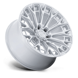 Fuel FC882 TRAX - Gloss Silver w/ Machined Face-Wheels-Fuel-Dirty Diesel Customs