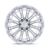 Fuel FC882 TRAX - Gloss Silver w/ Machined Face-Wheels-Fuel-Dirty Diesel Customs