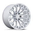 Fuel FC882 TRAX - Gloss Silver w/ Machined Face-Wheels-Fuel-Dirty Diesel Customs
