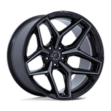 Fuel FLUX - Gloss Black Brushed Face w/ Gray Tint-Wheels-Fuel-Dirty Diesel Customs