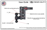 Gen-Y Mega-Duty 21K Drop Hitch 2.5" Shank (GH-623)-Drop Hitch-Gen-Y Hitch-Dirty Diesel Customs
