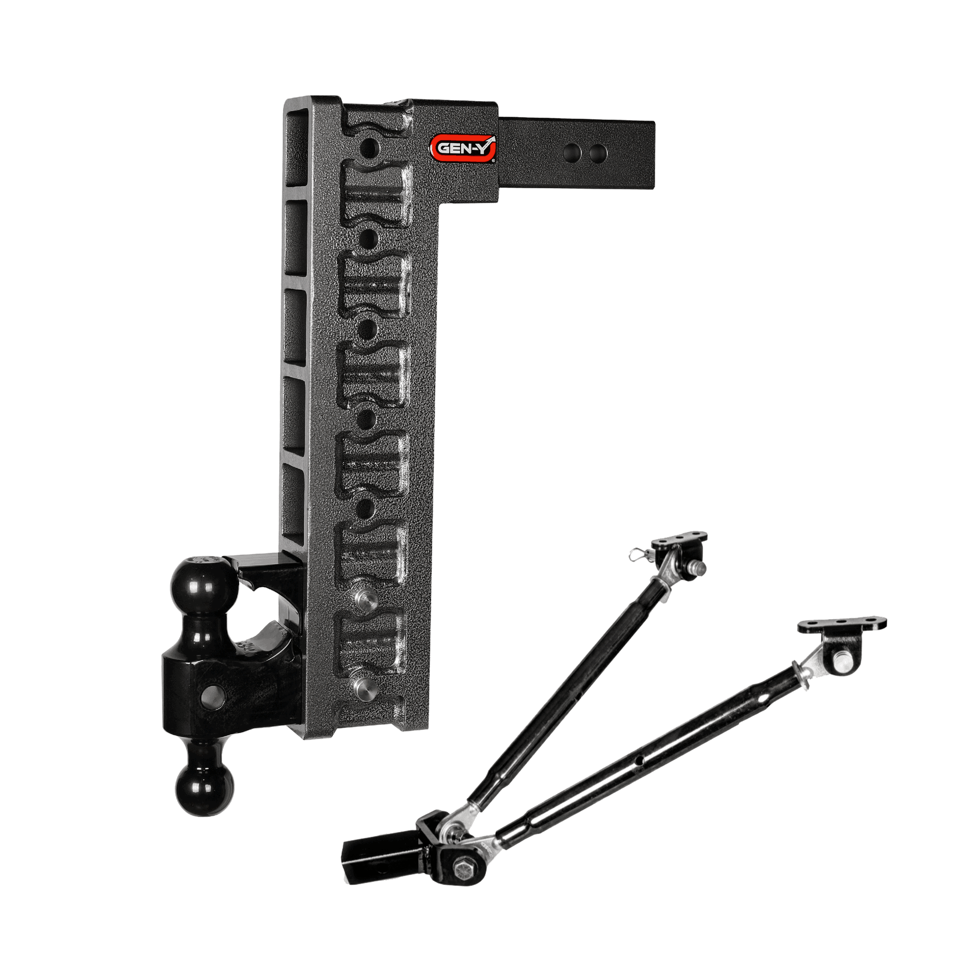 Gen-Y Mega-Duty 21K Drop Hitch 2.5" Shank (GH-623)-Drop Hitch-Gen-Y Hitch-GH-627-Dirty Diesel Customs