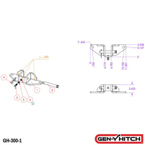 Gen Y Sway Control Head (GH-X00-1)-Towing Accessories-Gen-Y Hitch-Dirty Diesel Customs